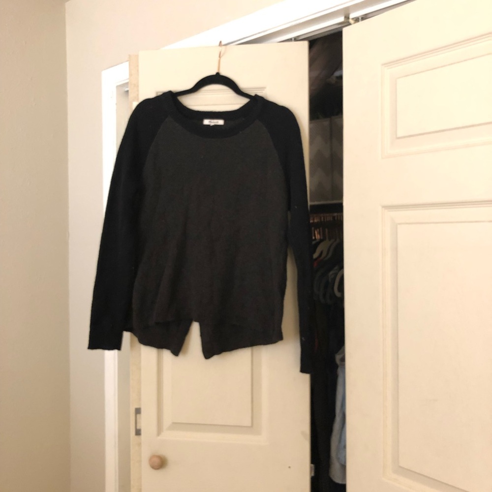 Madewell Split back sweater